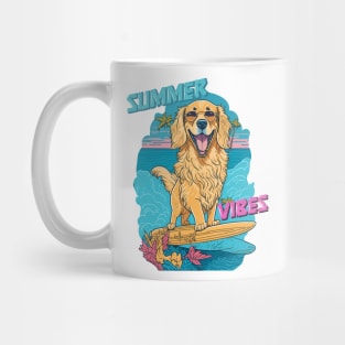 Summer Vibes - Golden Retriever Mug